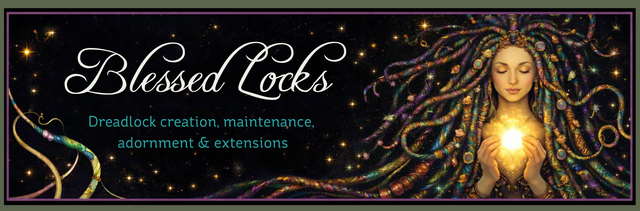 Blessed Locks - dreadlock creation, maintenance, adornment & extensions banner